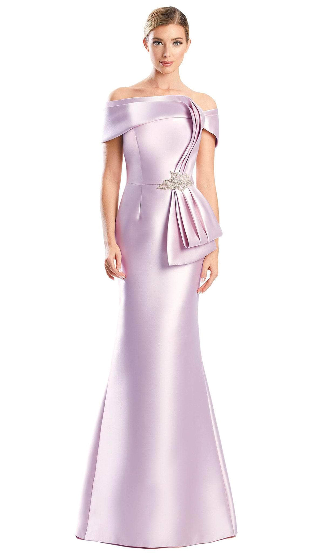 Alexander by Daymor 1783S23 - Draped Side Sash Formal Dress Evening Dresses