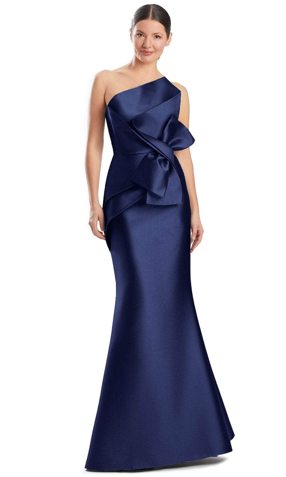 Alexander by Daymor 1952S24 - Strapless Mermaid Gown Prom Dresses 4 /  Navy
