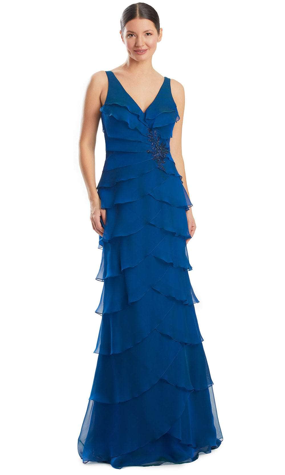 Alexander by Daymor 1958S24 - V-Neck Column Gown Prom Dresses