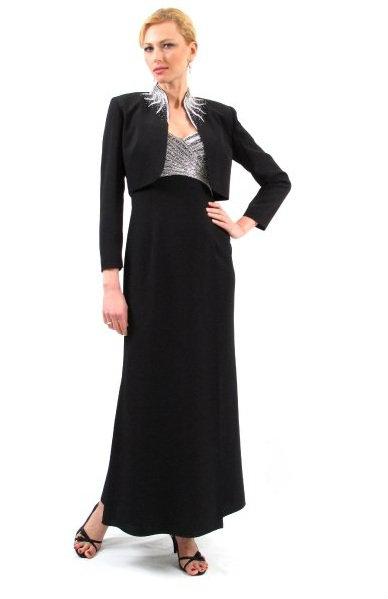 Alexander by Daymor - Embellished Sweetheart A-Line Dress 703112 Mother of the Bride Dresses 2 / Black/White