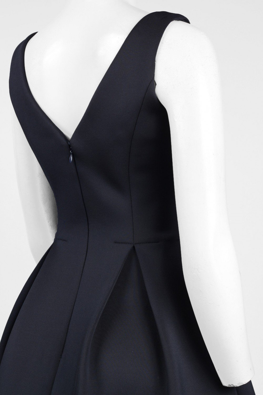 Ali Ro - A0801M Sweetheart Notched Bodice A-Line Dress In Blue