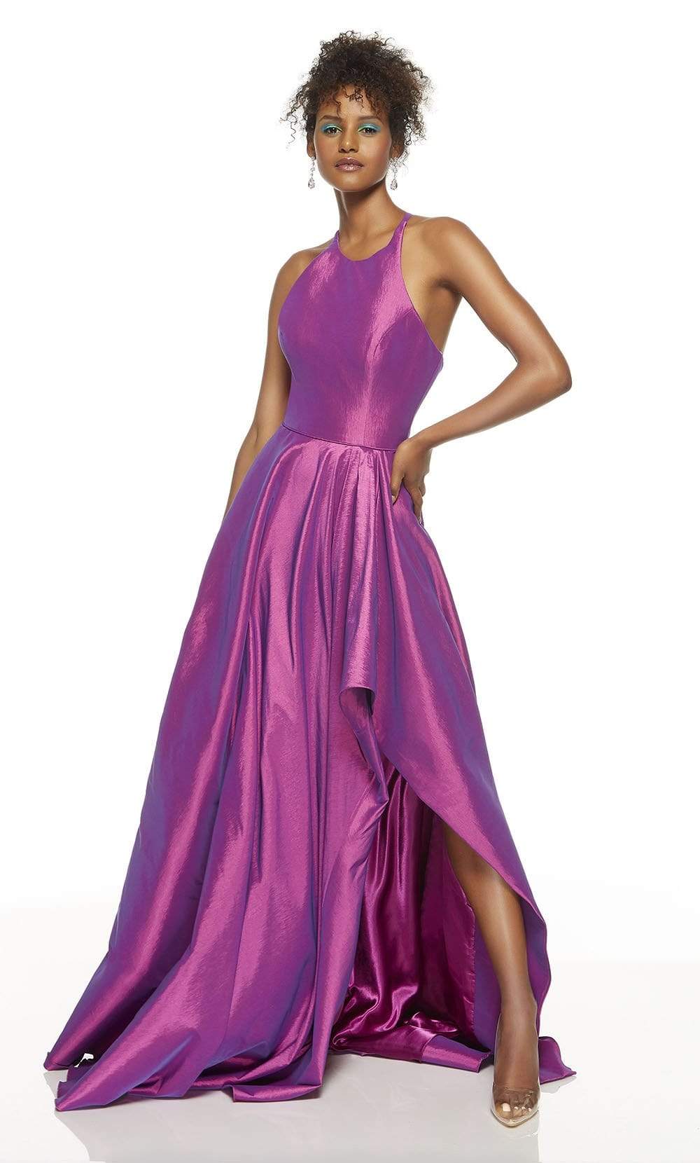 Alyce Paris 60713 - Long Stretch Taffeta A-Line Dress