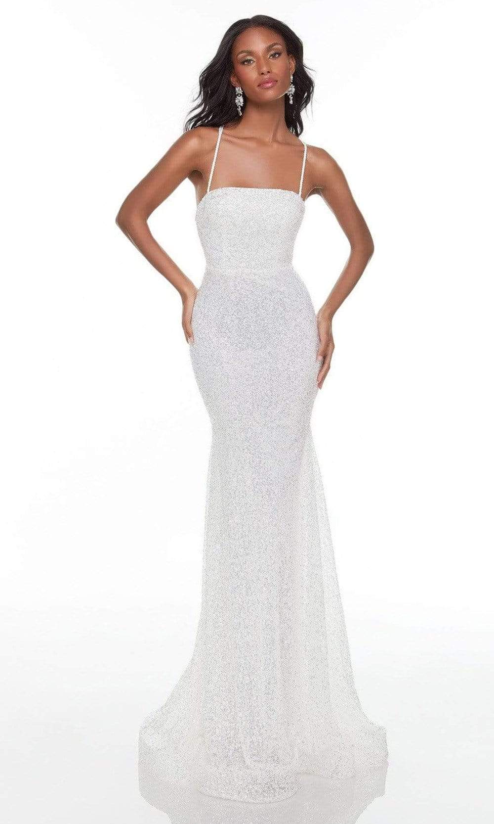 Alyce Paris - 61118 Straight-Across Sequin Gown Special Occasion Dress