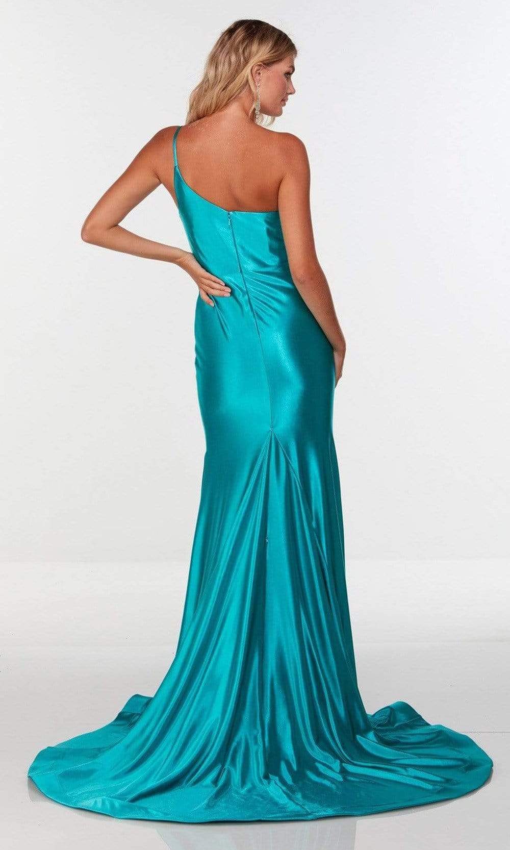 Alyce Paris - 61159 Asymmetrical Bodice Long Gown Special Occasion Dress
