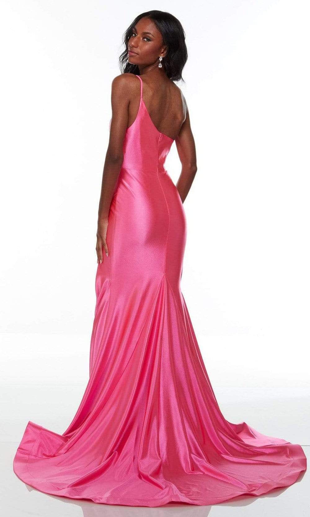 Alyce Paris - 61159 Asymmetrical Bodice Long Gown Special Occasion Dress