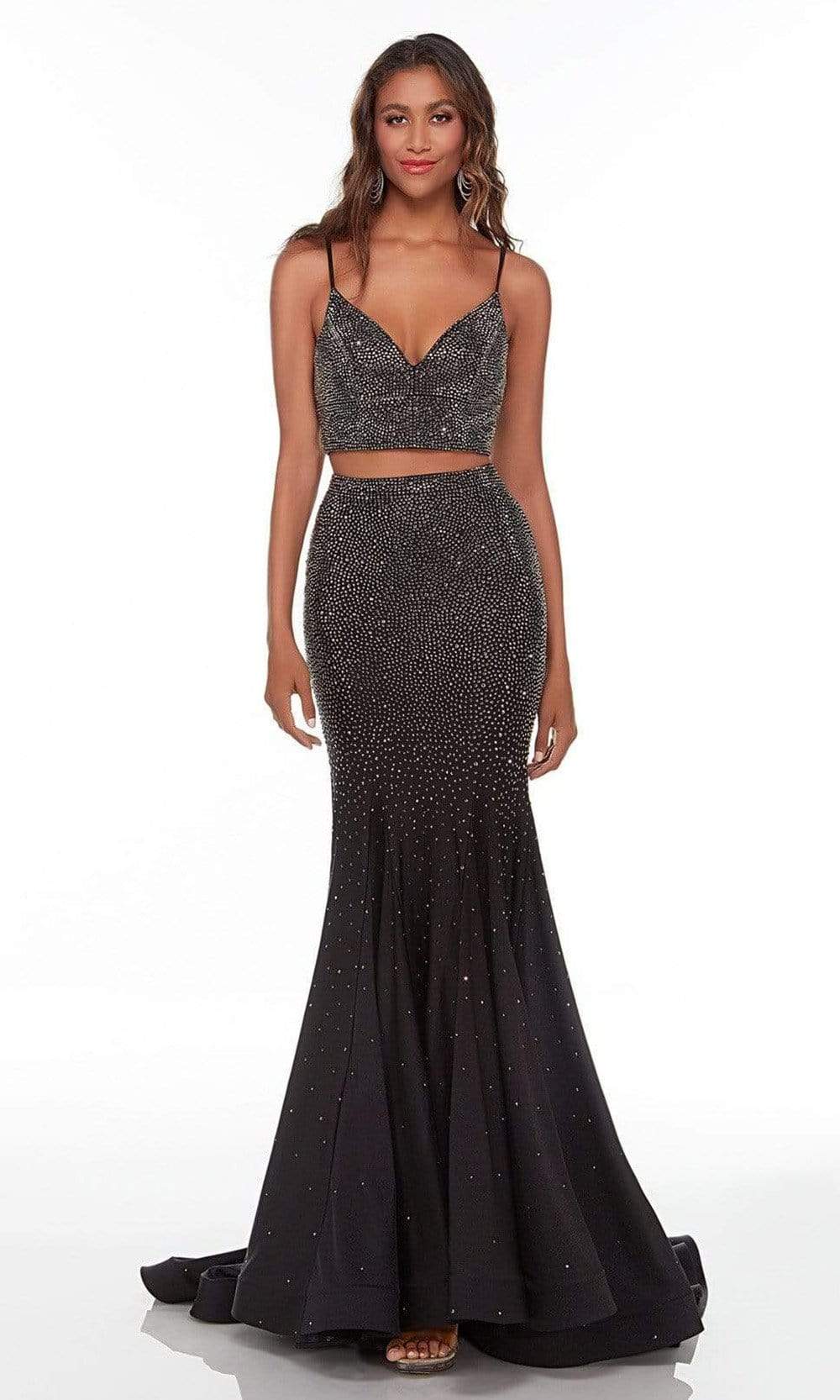 Alyce Paris - 61188 Beaded V-Neck Two Piece Dress Prom Dresses