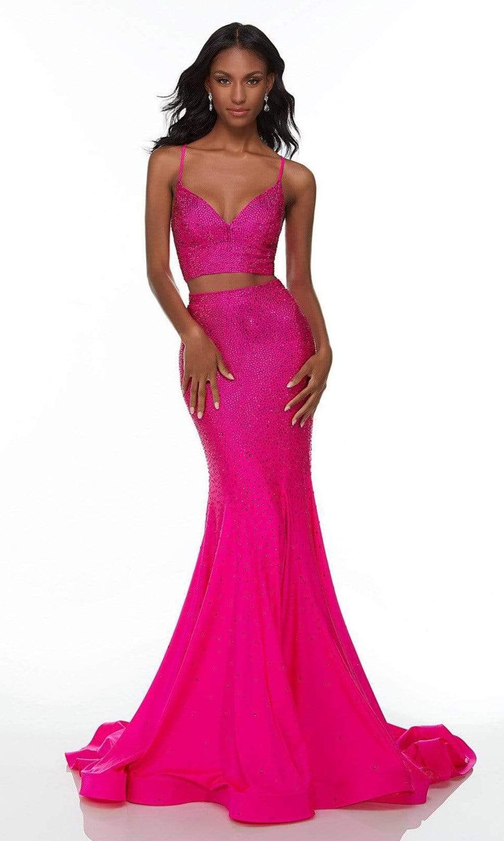 Alyce Paris - 61188 Beaded V-Neck Two Piece Dress Prom Dresses