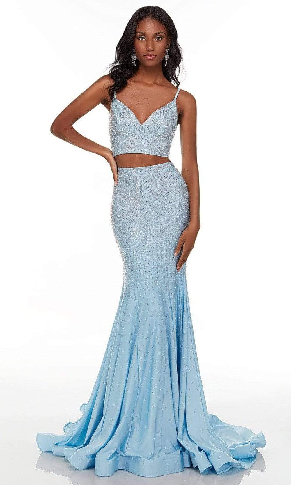 Alyce Paris - 61188 Beaded V-Neck Two Piece Dress Prom Dresses