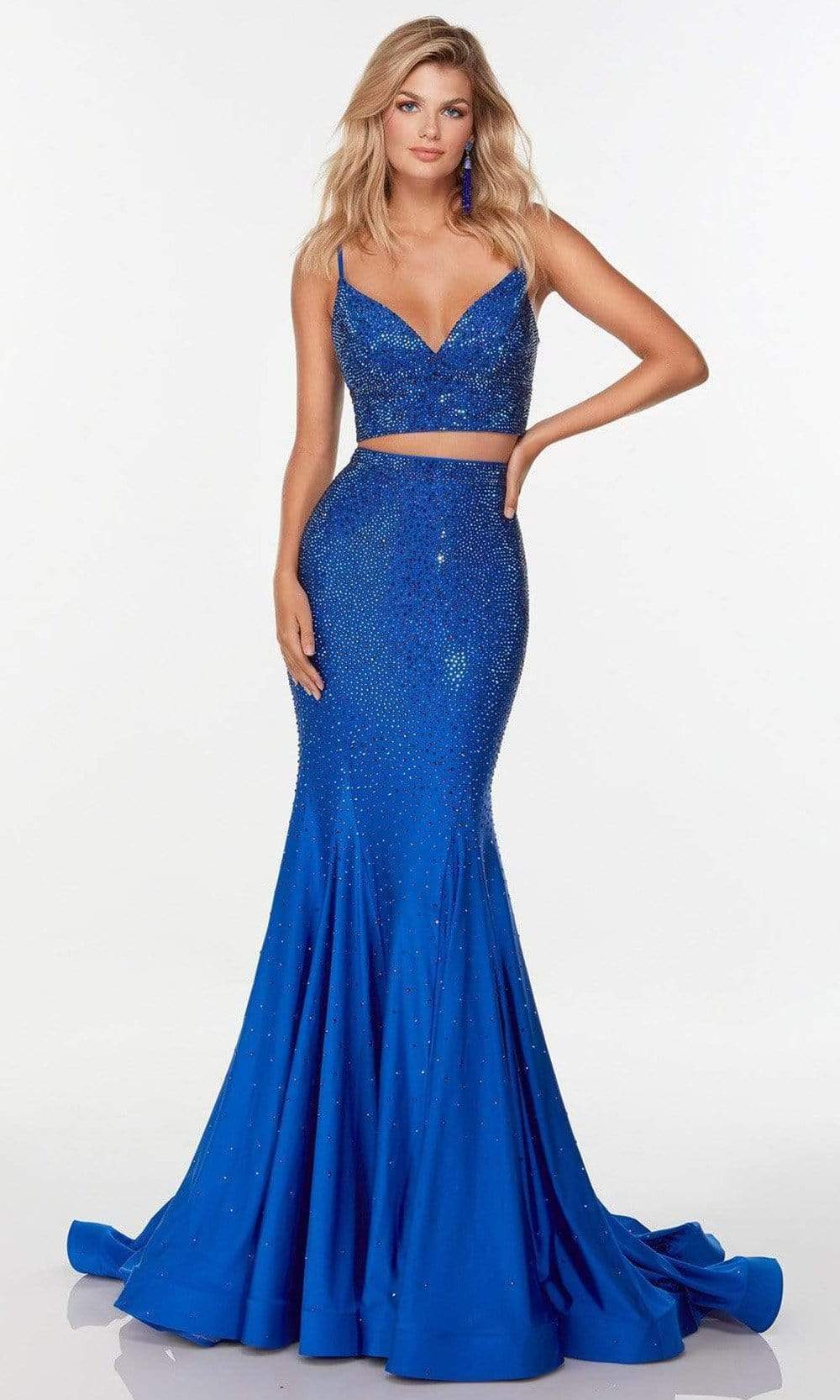 Alyce Paris - 61188 Beaded V-Neck Two Piece Dress Prom Dresses
