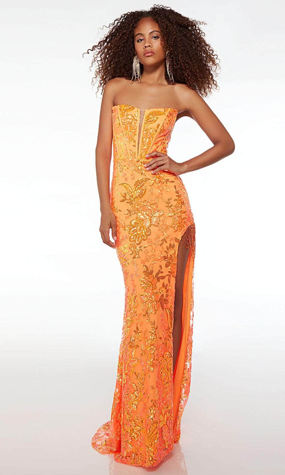 Alyce Paris 61550 - Sequin Embellished Strapless Dress Special Occasion Dresses