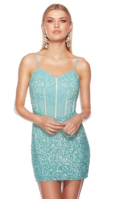Alyce Paris 84008 - Sleeveless Beaded Embellished Cocktail Dress Party Dresses