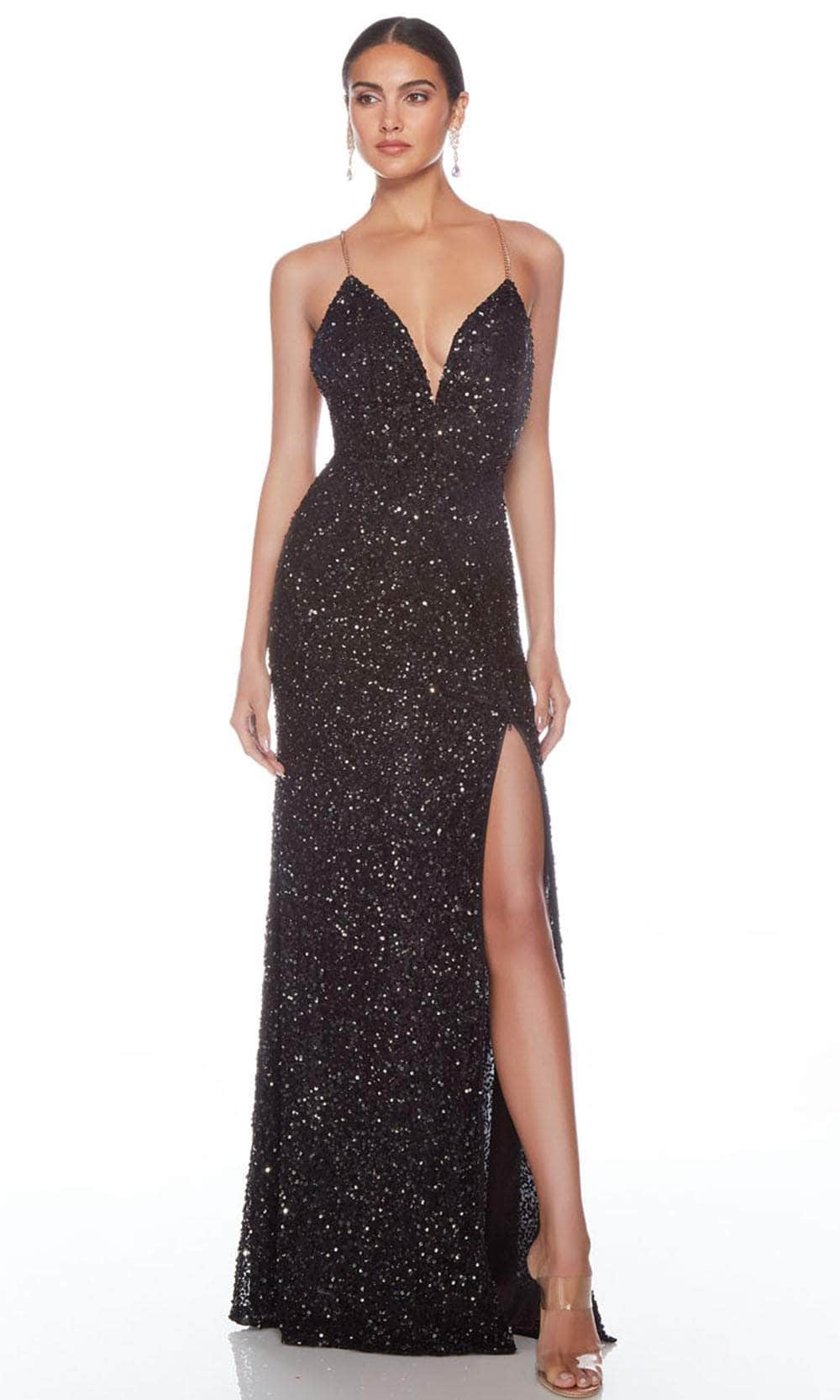 Alyce Paris 88010 - Long Hand Beaded/Silver Unless Listed With Gold Sheath  Dress