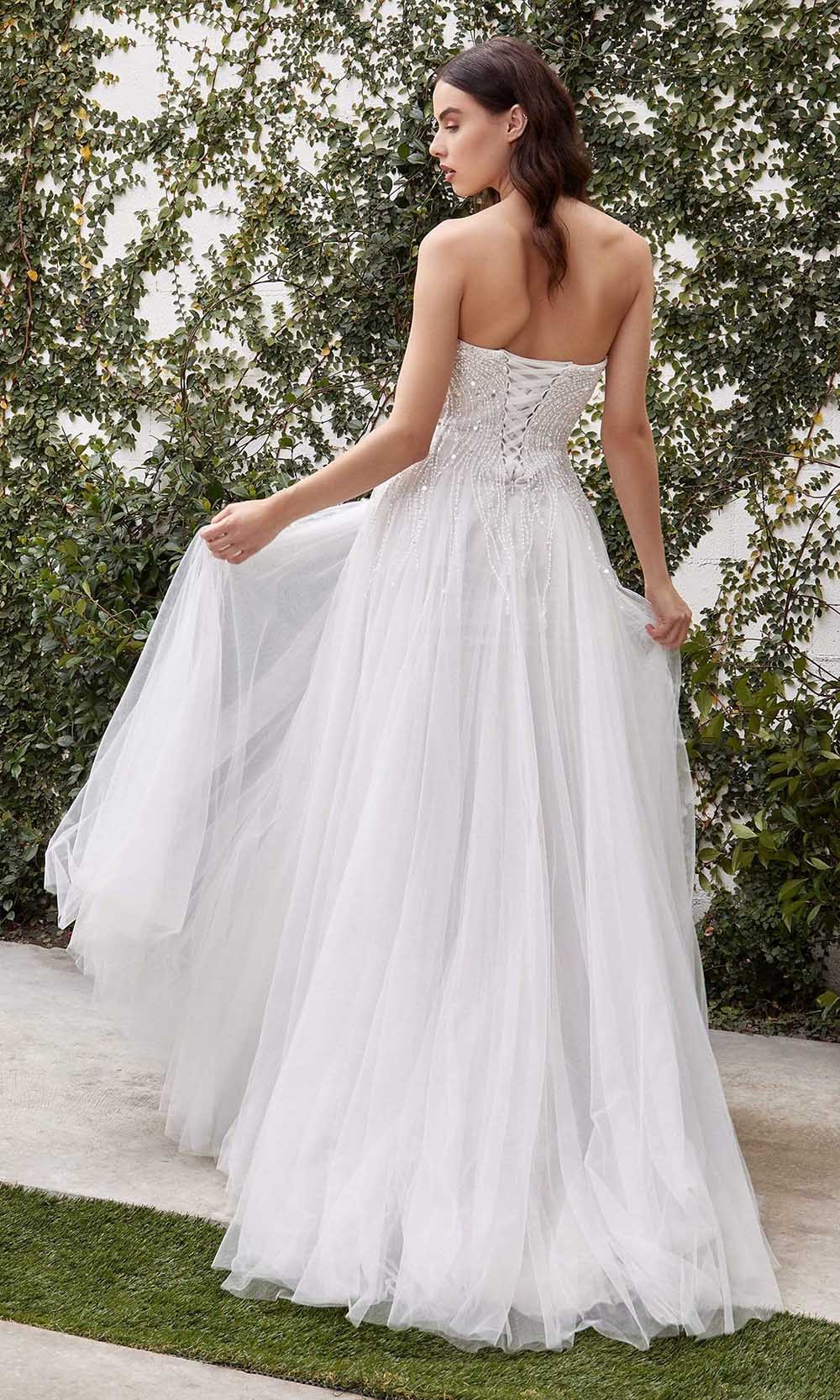Andrea and Leo - A1071W Embellished Sweetheart Bridal Gown with Slit Bridal Dresses
