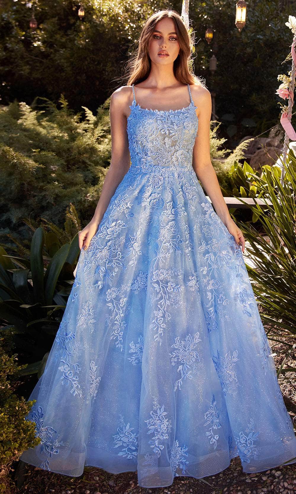 Andrea and Leo A1248 - Embroidered Scoop Gown Andrea and Leo A1248 - Embroidered Scoop Gown