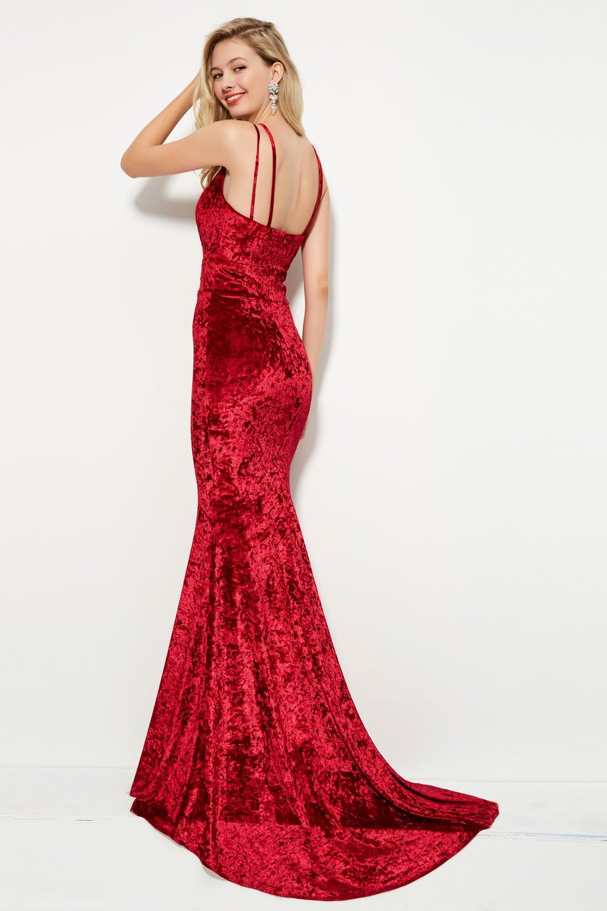Angela & Alison - 81055 Sleeveless Deep V-neck Trumpet Dress Special Occasion Dress