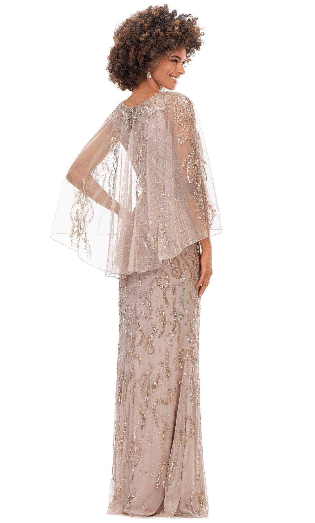 Ashley Lauren 11214 - Sleeveless with Overlay Evening Dress Special Occasion Dress