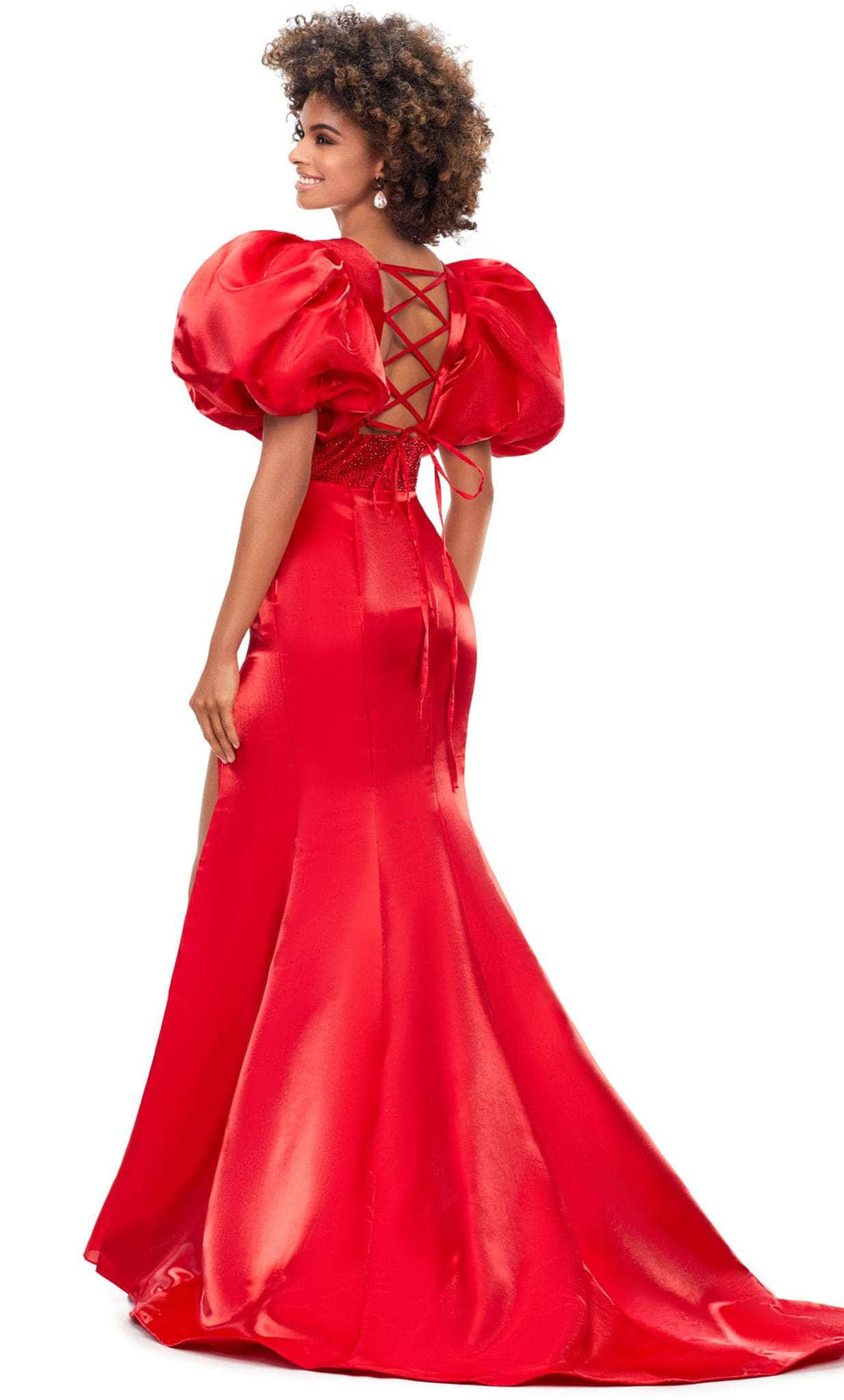 Ashley Lauren 11379 - Beaded Empire Waist Prom Gown Special Occasion Dress