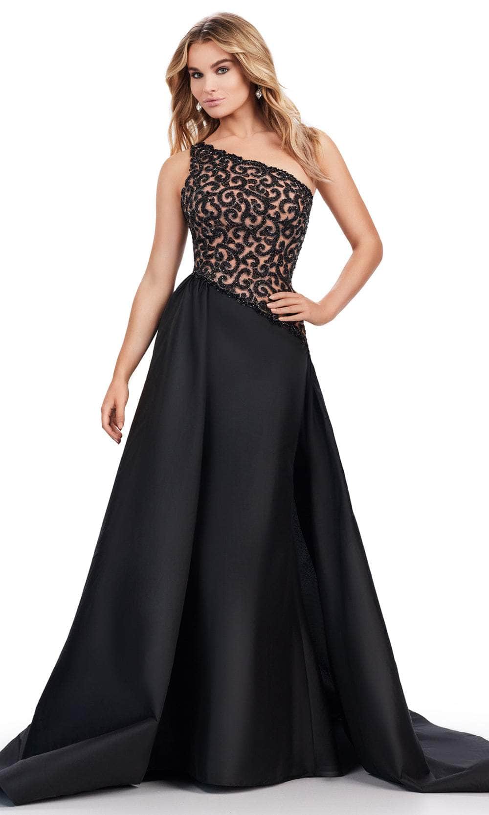 Ashley Lauren 11456 - Long Taffeta Sheath/A-Line Dress