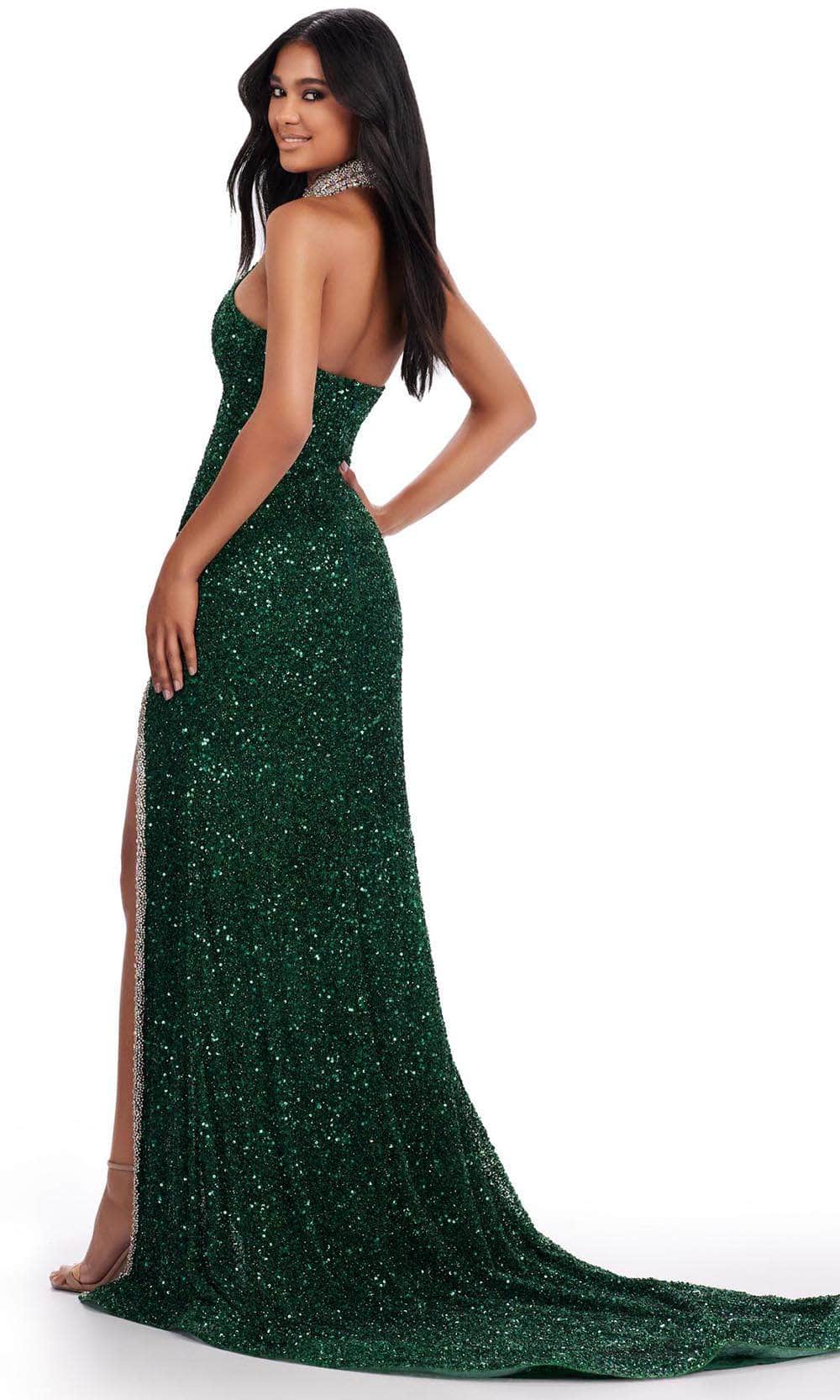 Ashley Lauren 11634 - Backless Sheath Evening Gown Evening Dresses