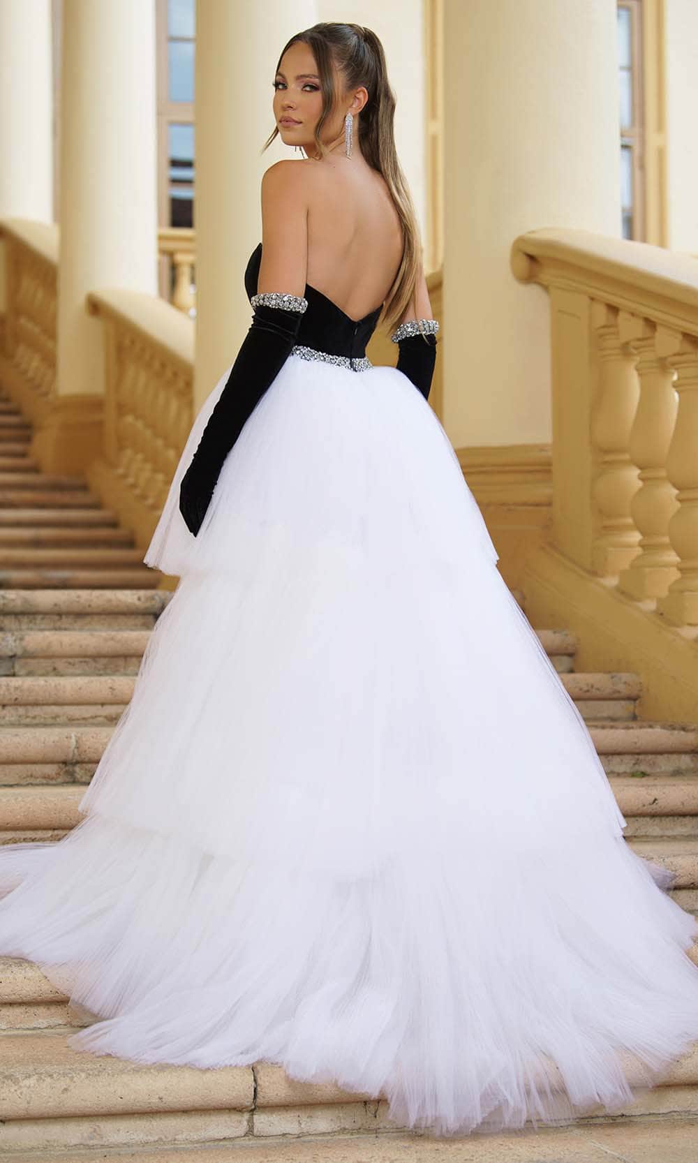 Ava Presley 28601 - Strapless High Low Prom Dress Special Occasion Dresses
