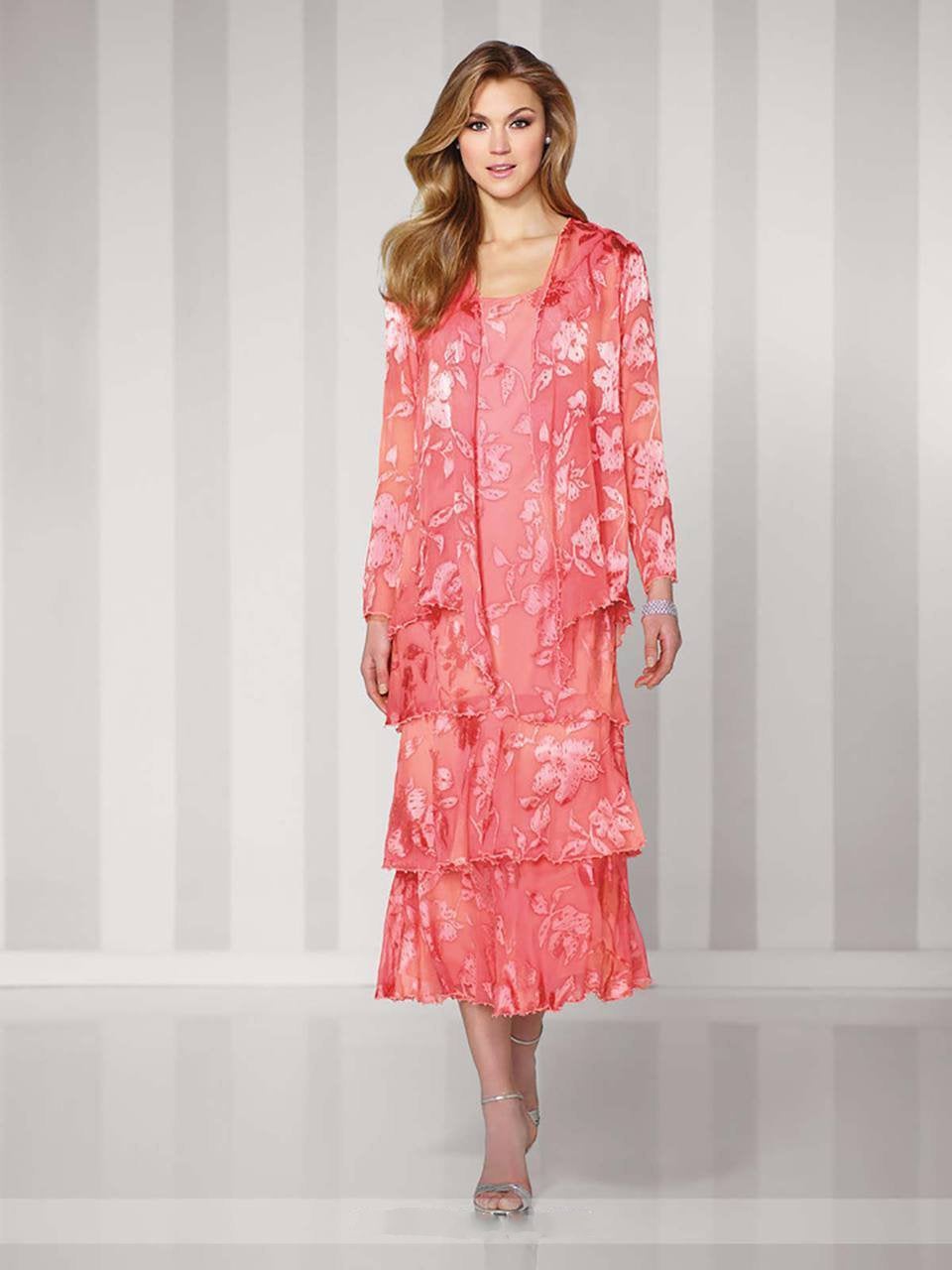 Cameron Blake by Mon Cheri - 216697 Dress Special Occasion Dress 4 / Coral