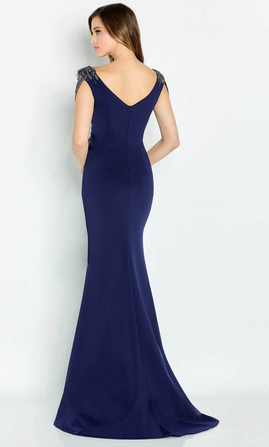 Cameron Blake CB139 - Asymmetrical Waist Gown