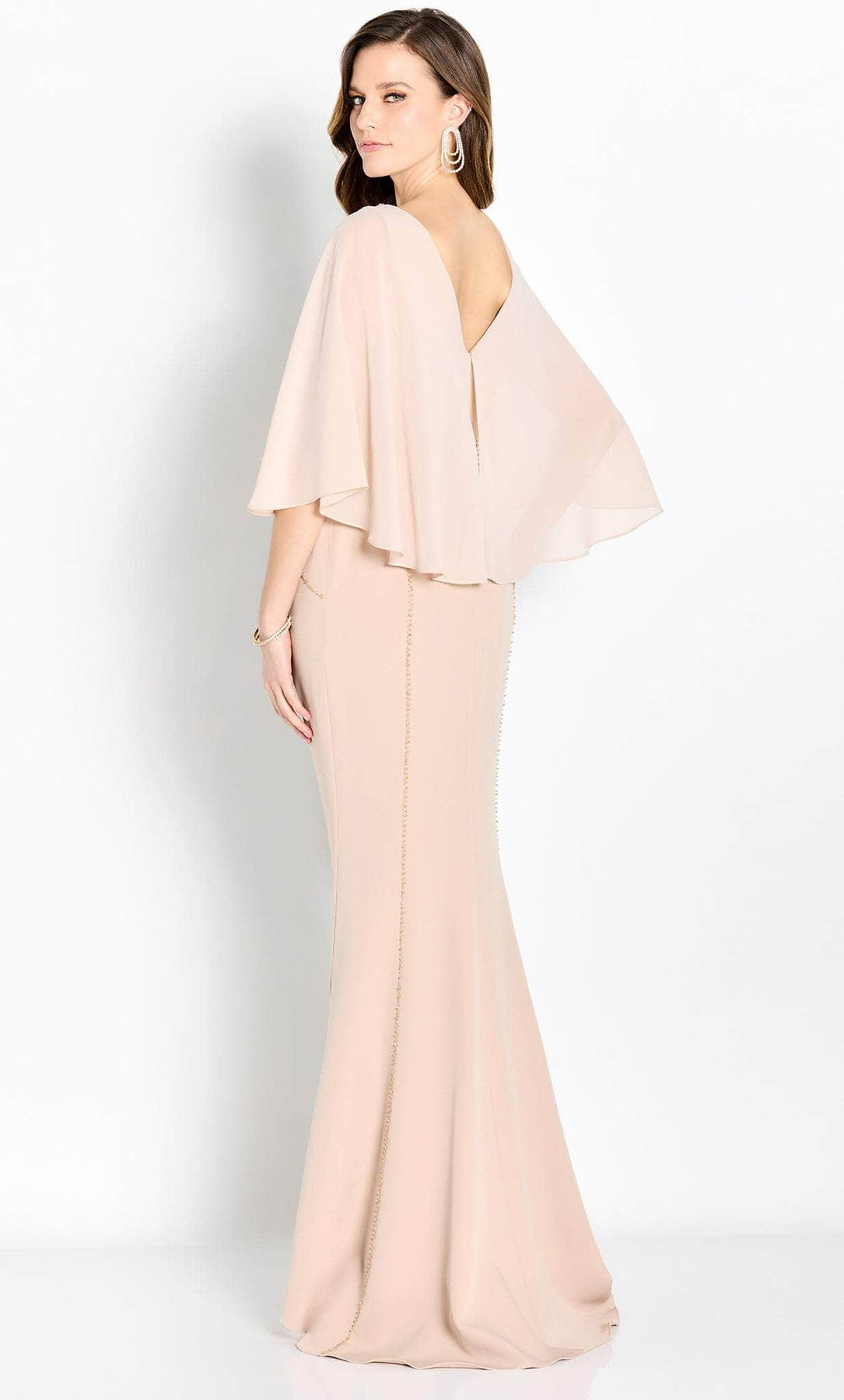 Cameron Blake CB764 - Cape Sleeve Evening Gown Special Occasion Dress