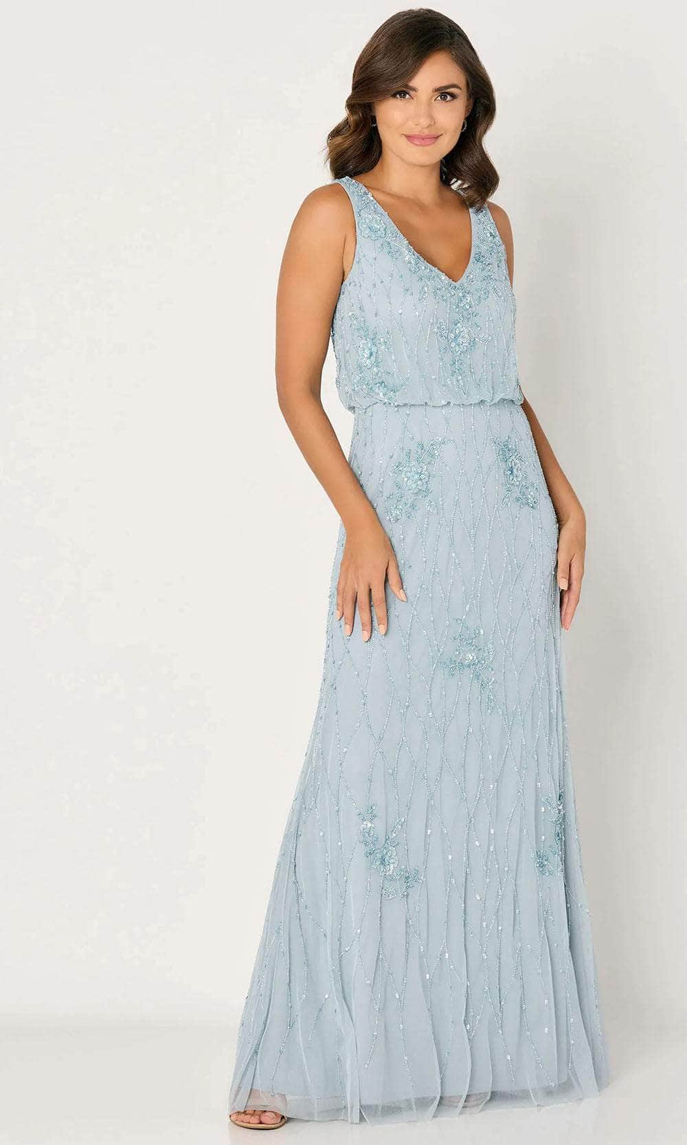 Cameron Blake CB780 - Flutter Sleeve Blouson Evening Dress Evening Dresses