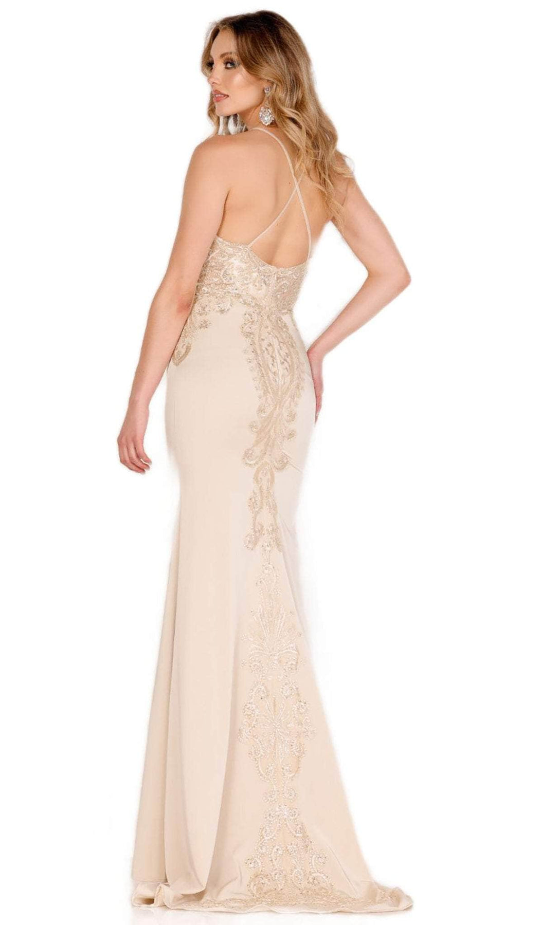 Cecilia Couture 2183 - Embroidered Gown