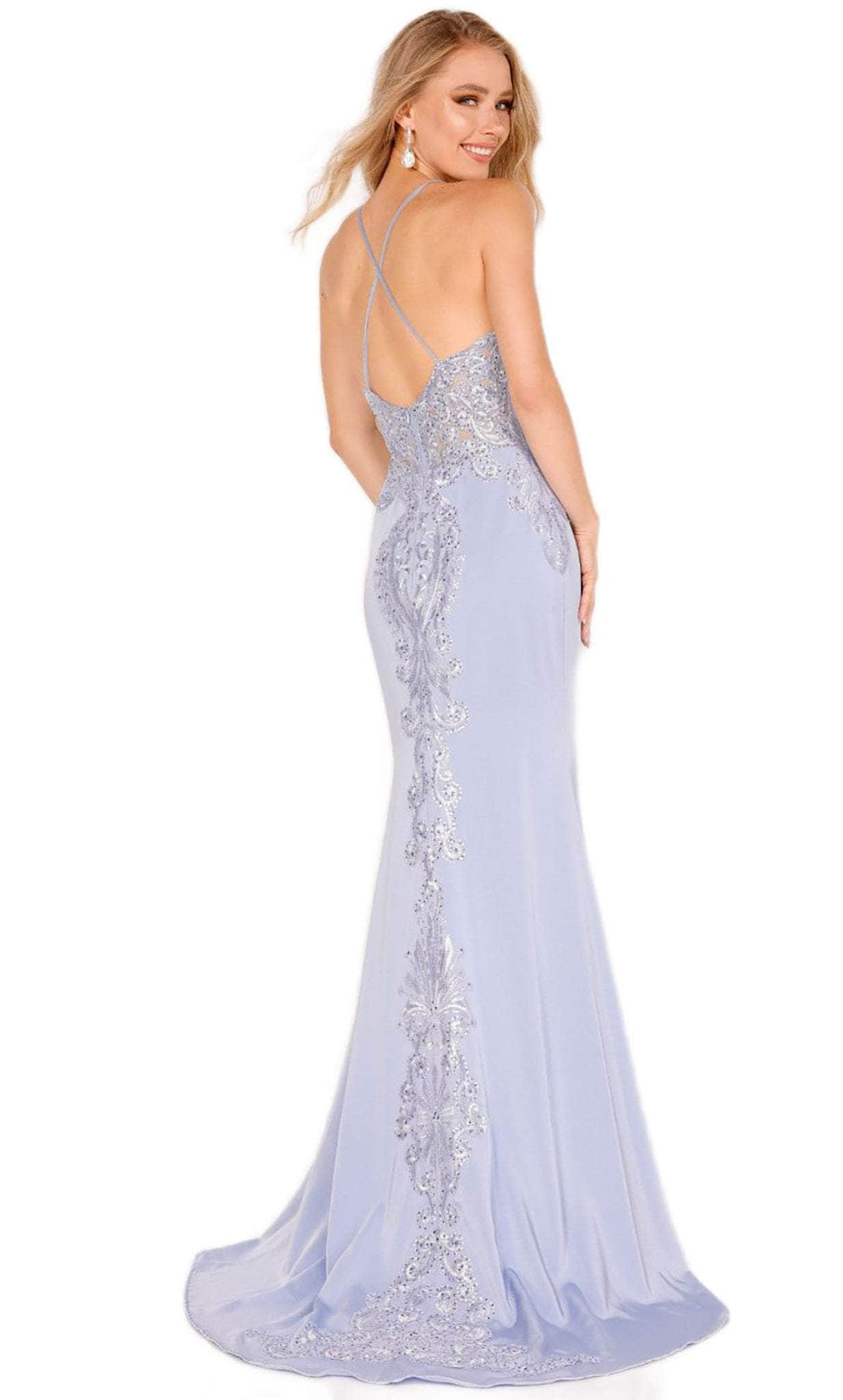 Cecilia Couture 2183 - Embroidered Gown