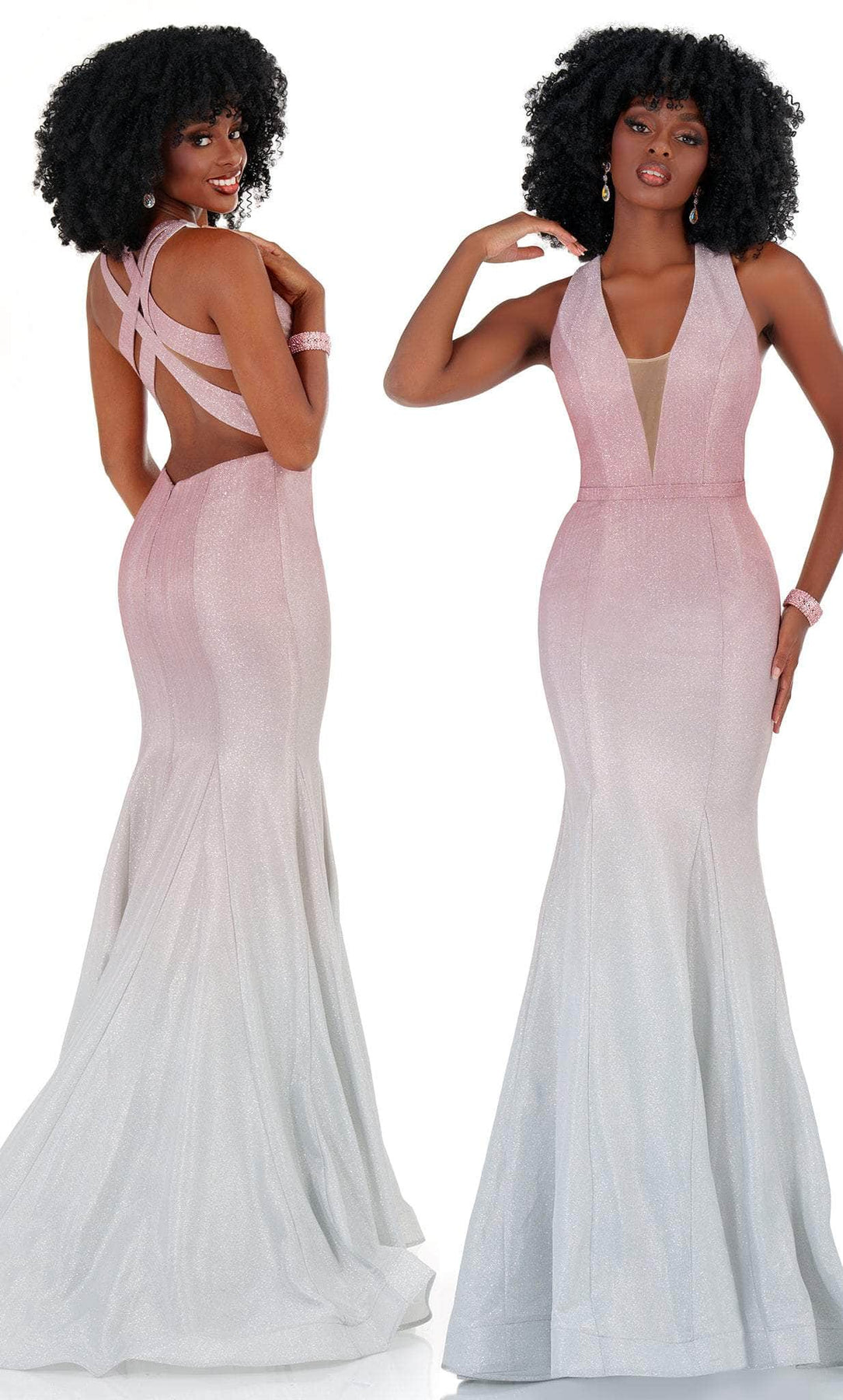 Cecilia Couture 2185 - V-Neck Dress