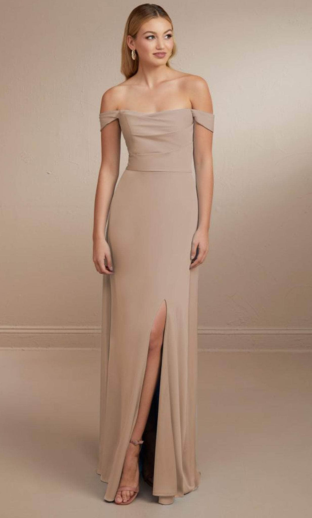 Christina Wu Celebration 22180 - Off-Shoulder A-line Dress Prom Dresses 0 / Spritz