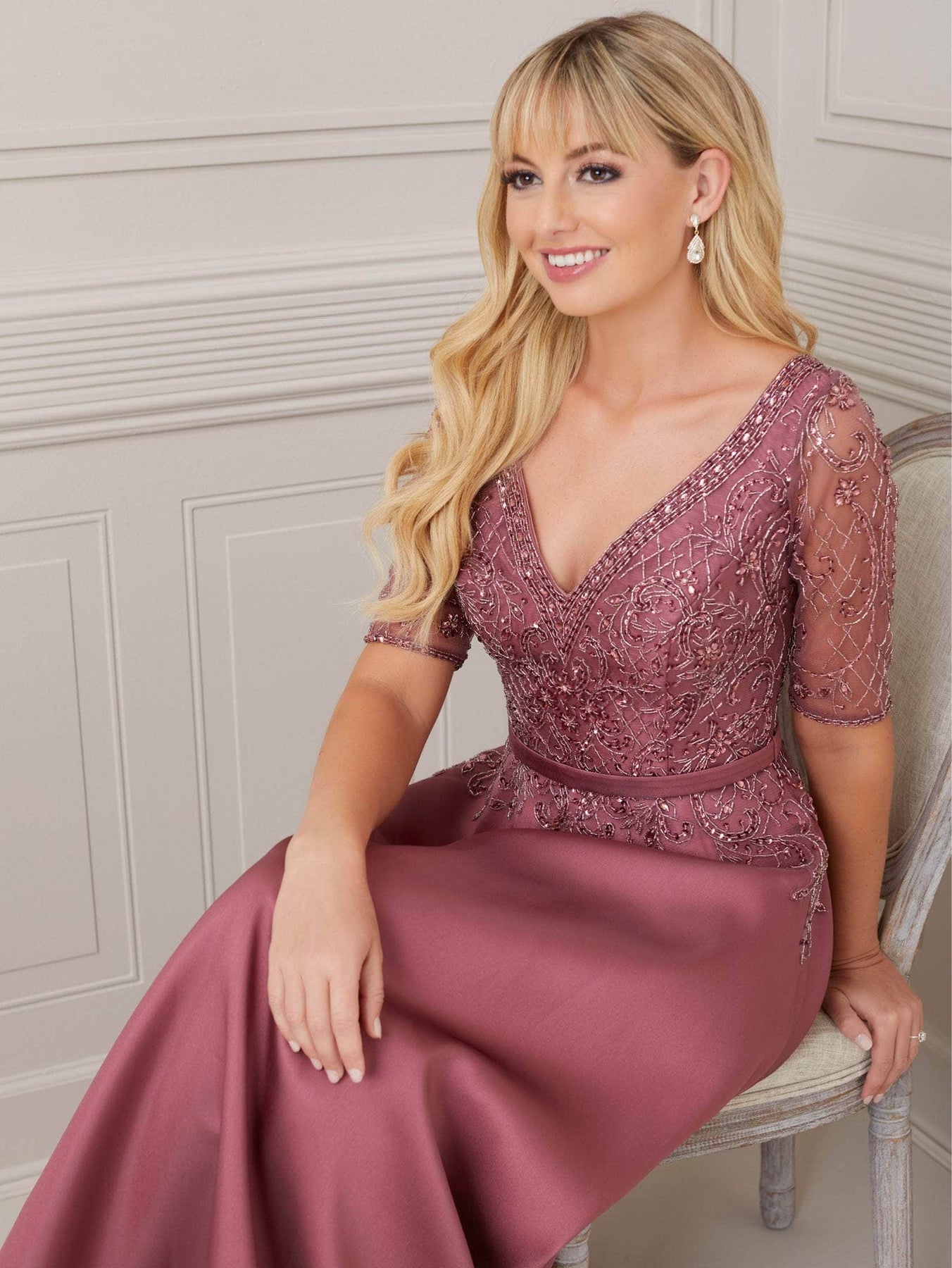 Christina Wu Elegance 17103 - Beaded Bodice A-Line Evening Dress Special Occasion Dress