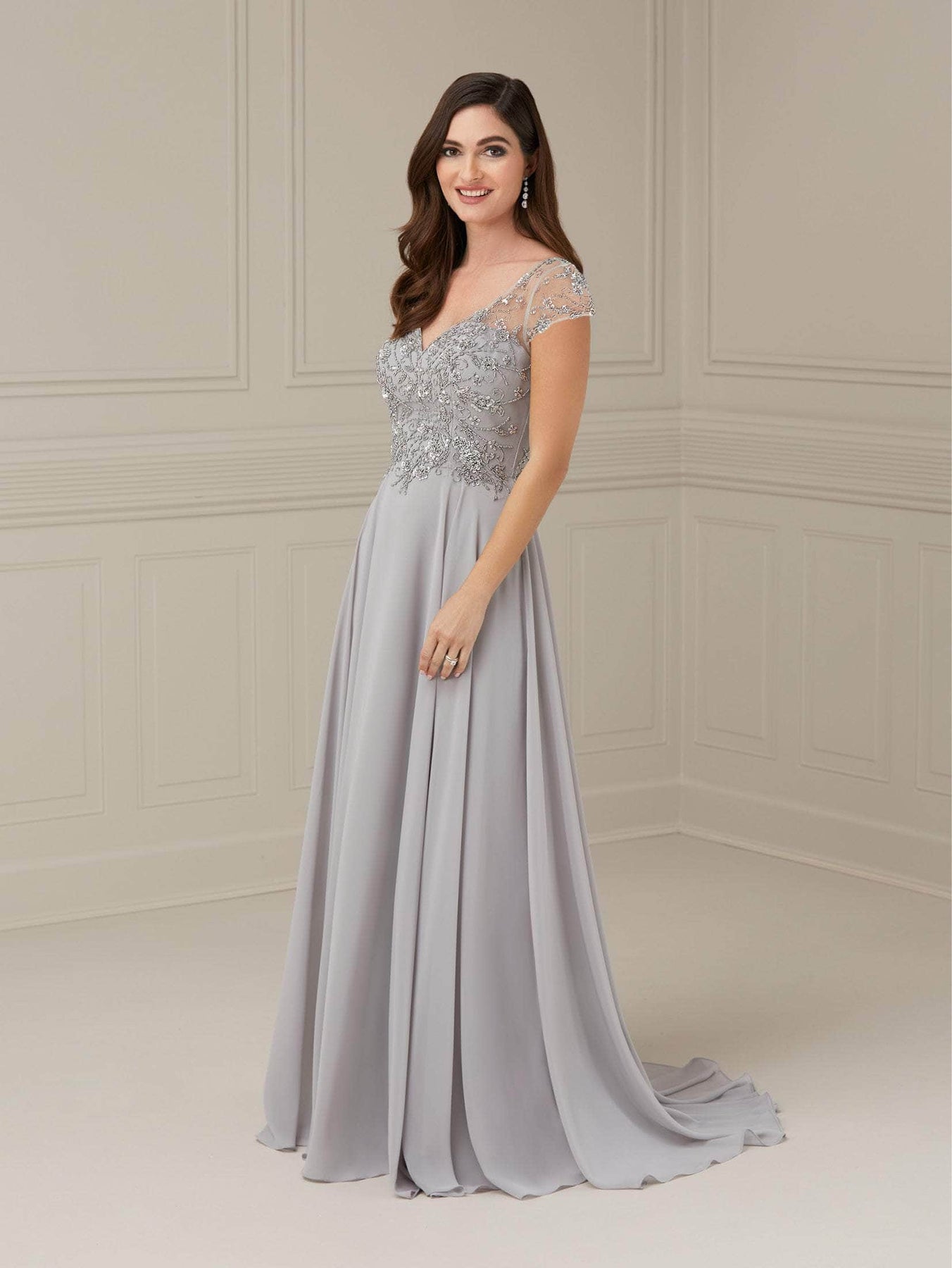 Christina Wu Elegance 17116 - Beaded Illusion Bodice Evening Dress Special Occasion Dress