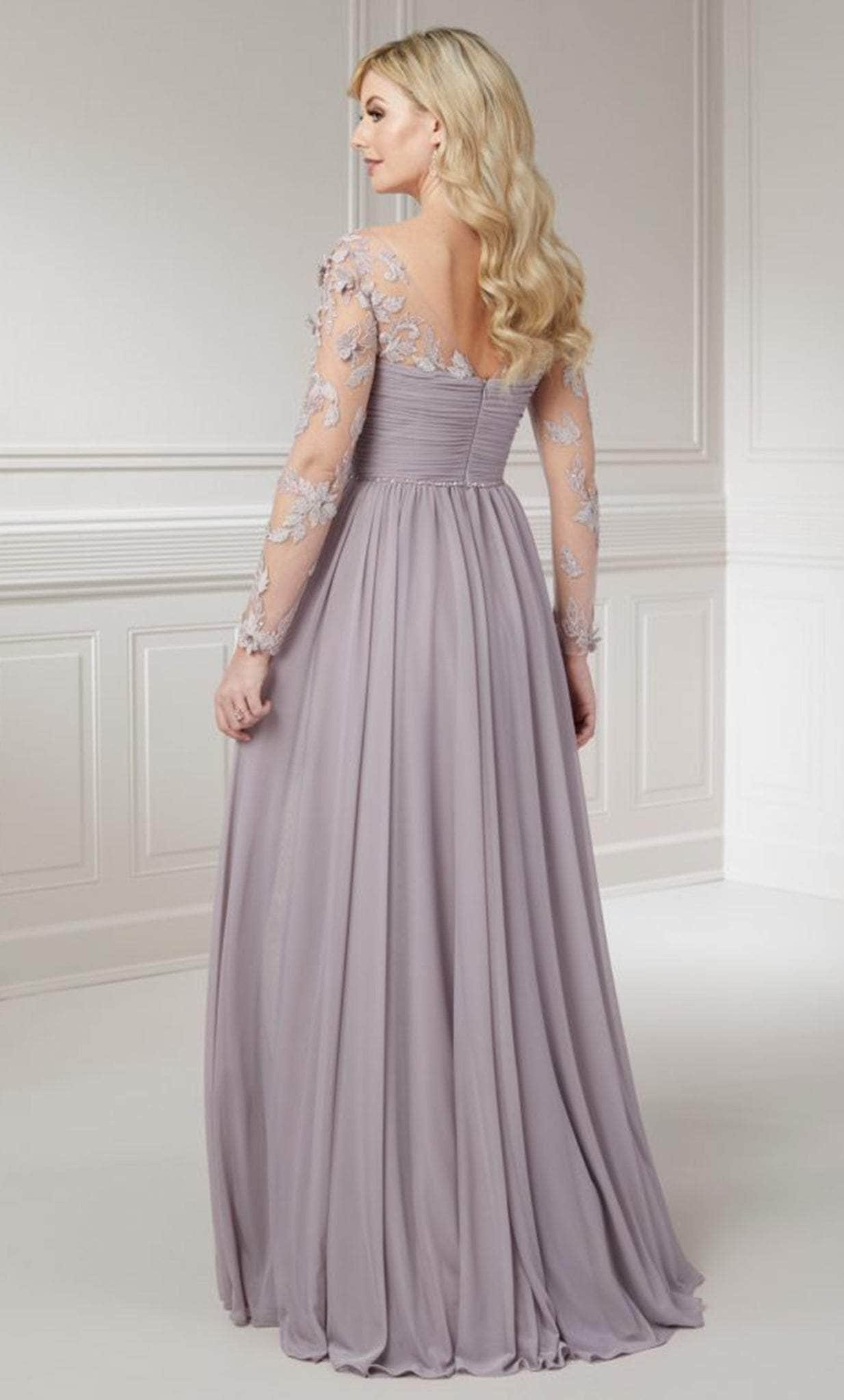 Christina Wu Elegance 17120 - Long Sleeve Applique Evening Dress Evening Dresses