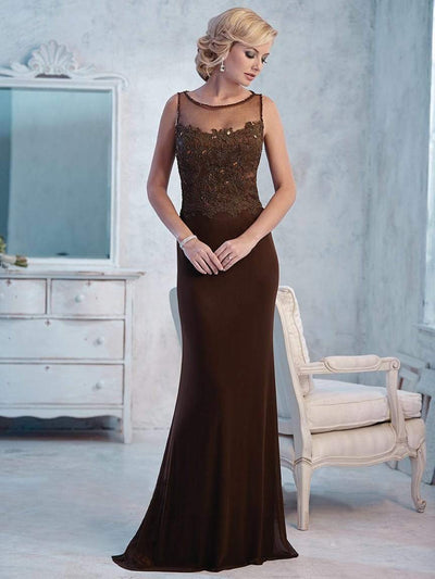 Christina Wu Elegance - 17766 Sleeveless Illusion Neckline Gown Special Occasion Dress
