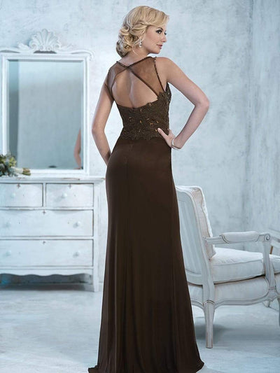 Christina Wu Elegance - 17766 Sleeveless Illusion Neckline Gown Special Occasion Dress