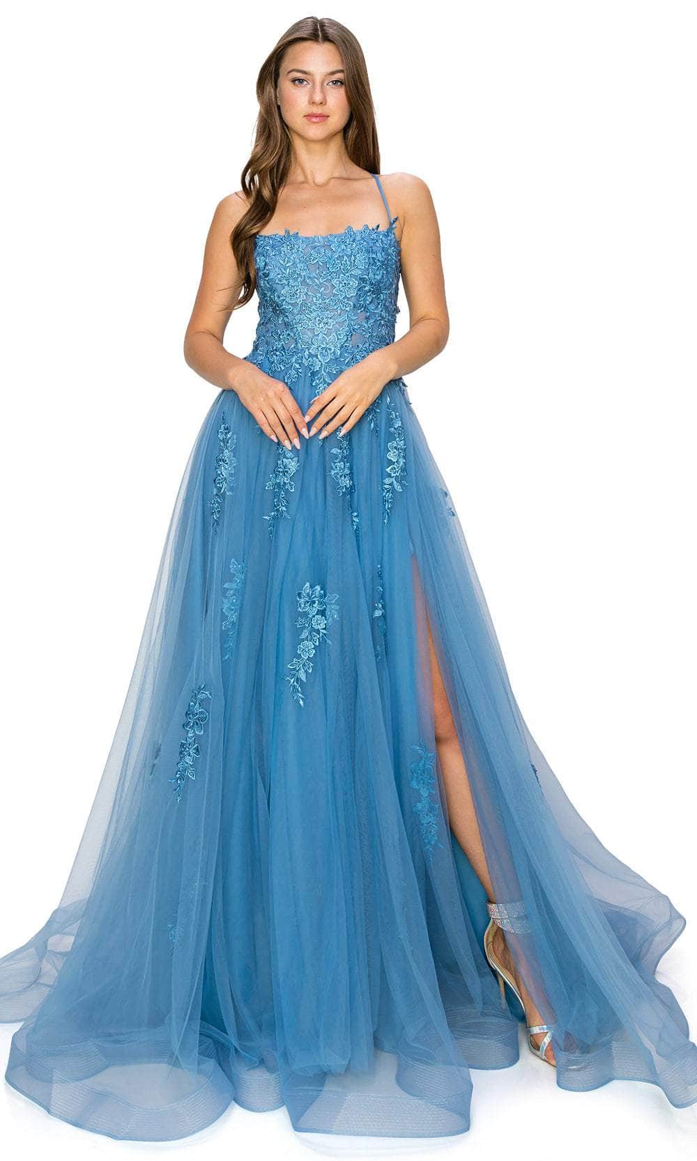 Cinderella Couture 8031J - Scoop A-Line Prom Gown Special Occasion Dress