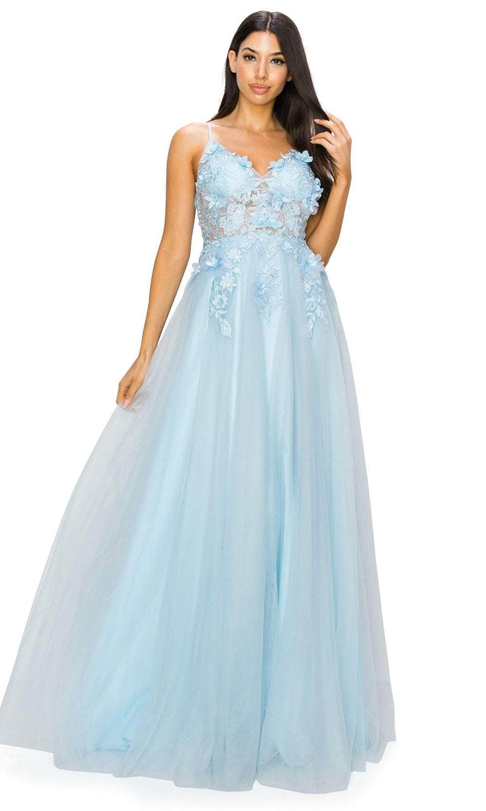 Cinderella Couture 8038J - Sleeveless V-Neck Dress Special Occasion Dress