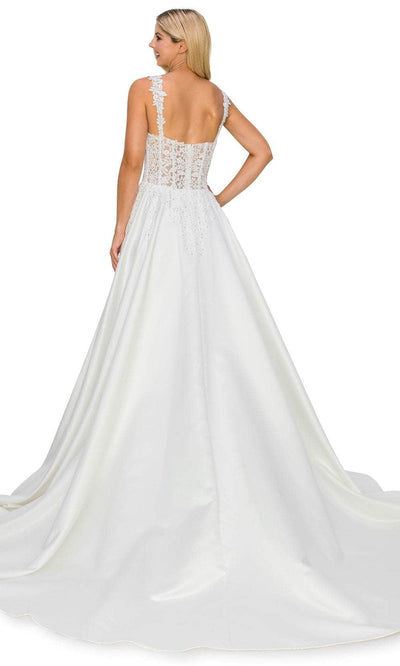 Cinderella Couture 8041J - Embroidered Corset Dress Bridal Dresses