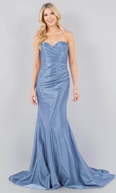 Cinderella Couture 8083J - Strapless Satin Prom Gown Special Occasion Dress