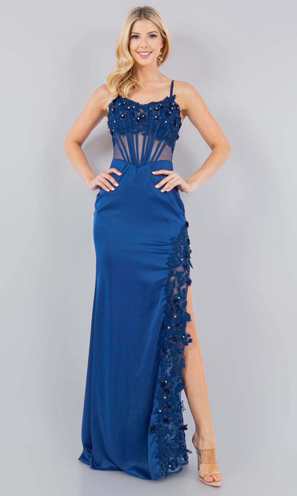 Cinderella Couture 8085J - 3D Floral Embellished Corset Dress Special Occasion Dress