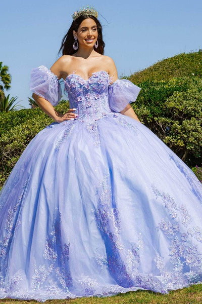 Cinderella Couture 8115J - Sweetheart Neck Embroidered Ballgown Special Occasion Dress