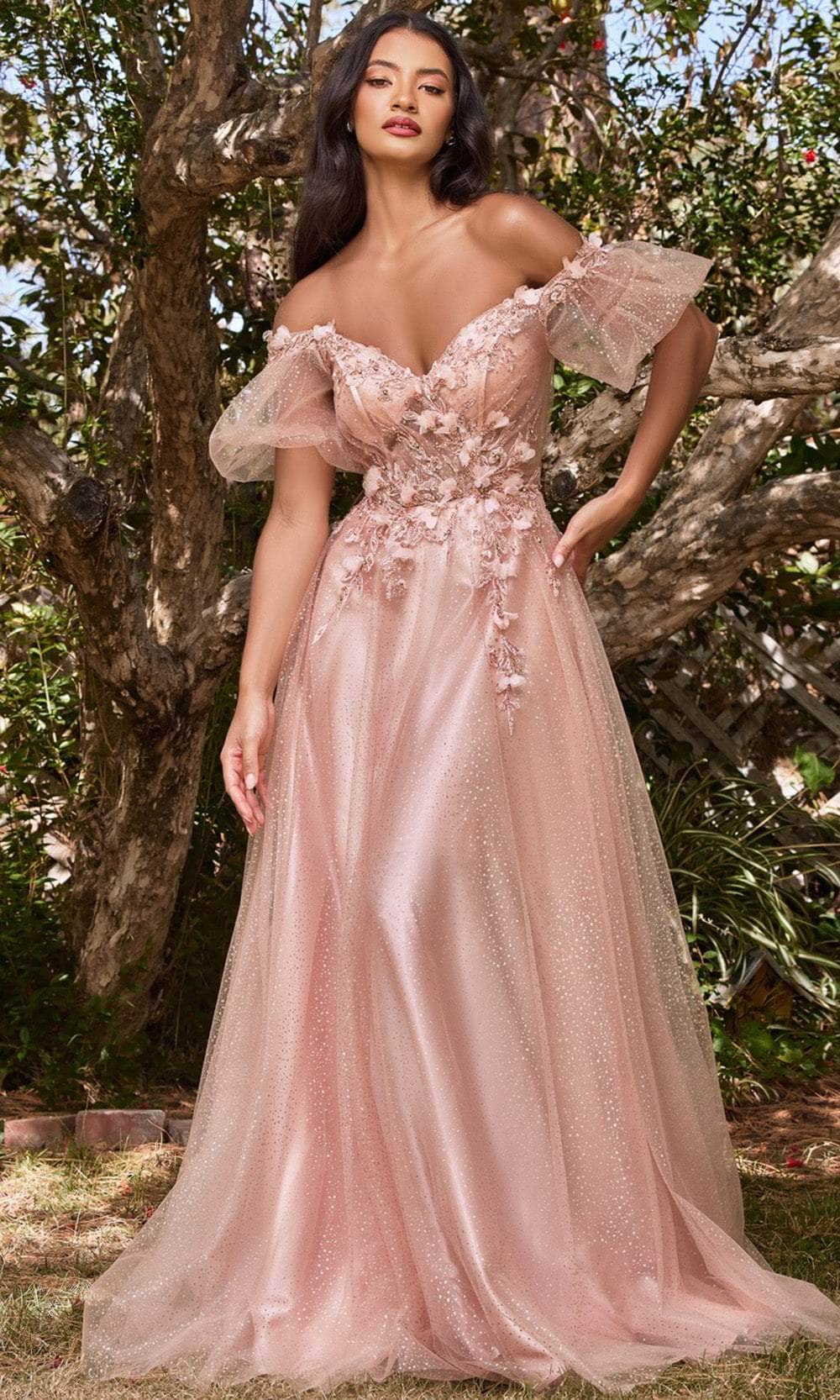 Cinderella Divine CD0197 - Off Shoulder Gown ADASA Cinderella Divine CD0197 - Off Shoulder Gown ADASA