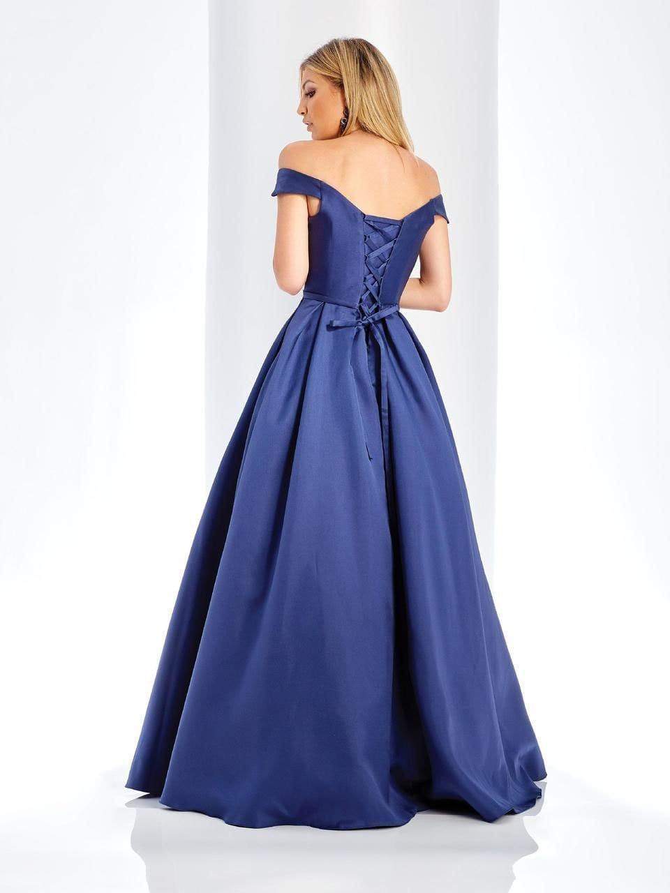 Clarisse - 3442 Off Shoulder Mikado Corset Ballgown Prom Dresses