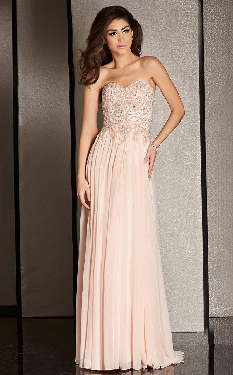 Clarisse - M6229 Embellished Sweetheart Column Dress Special Occasion Dress