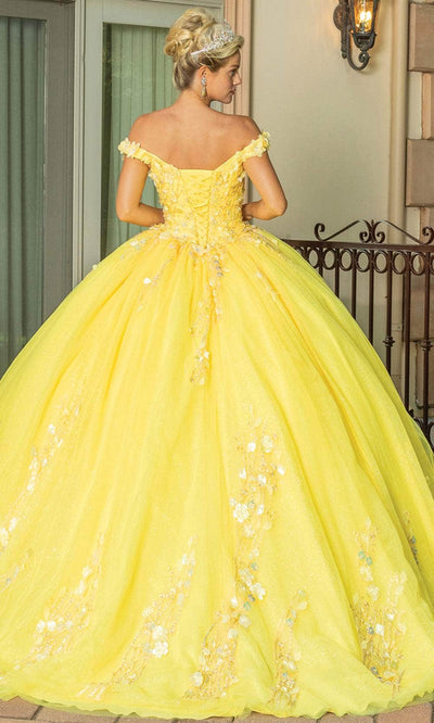 Dancing Queen 1775 - Sweetheart Floral Appliqued Ballgown Ball Gowns