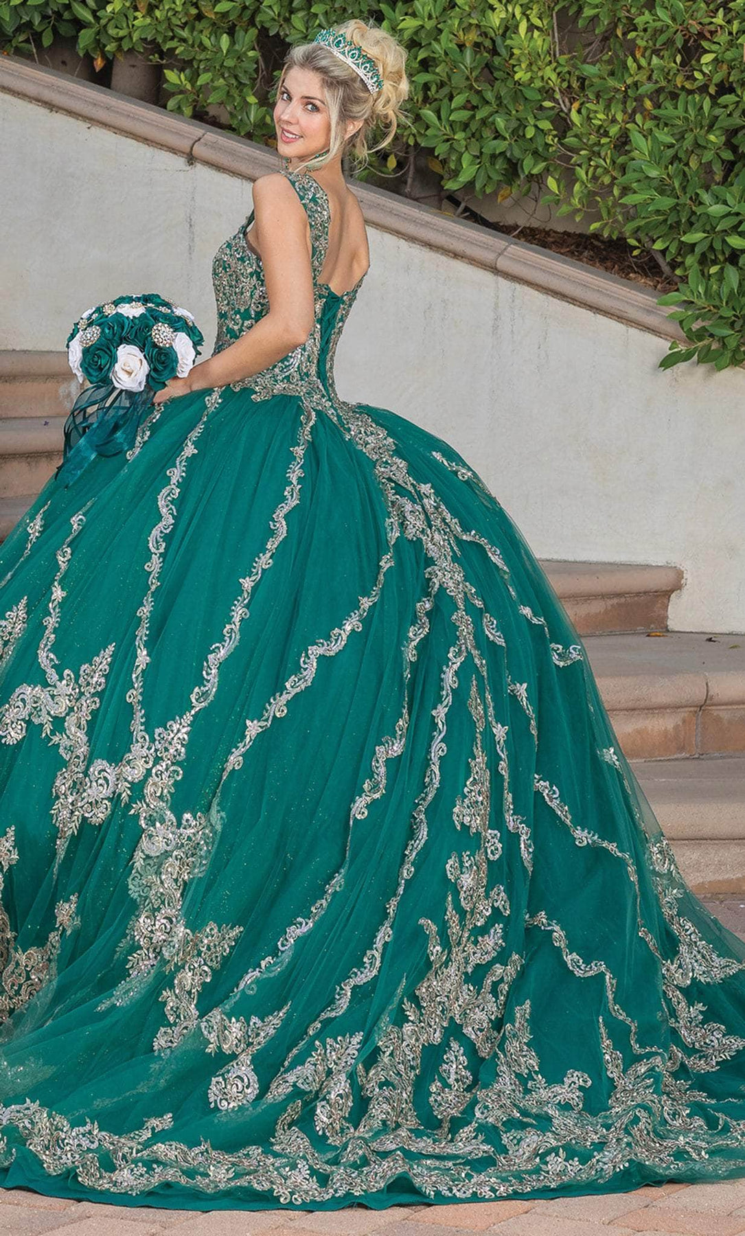 Dancing Queen 1779 - Sleeveless Sweetheart Neck Ballgown Quinceanera Dresses