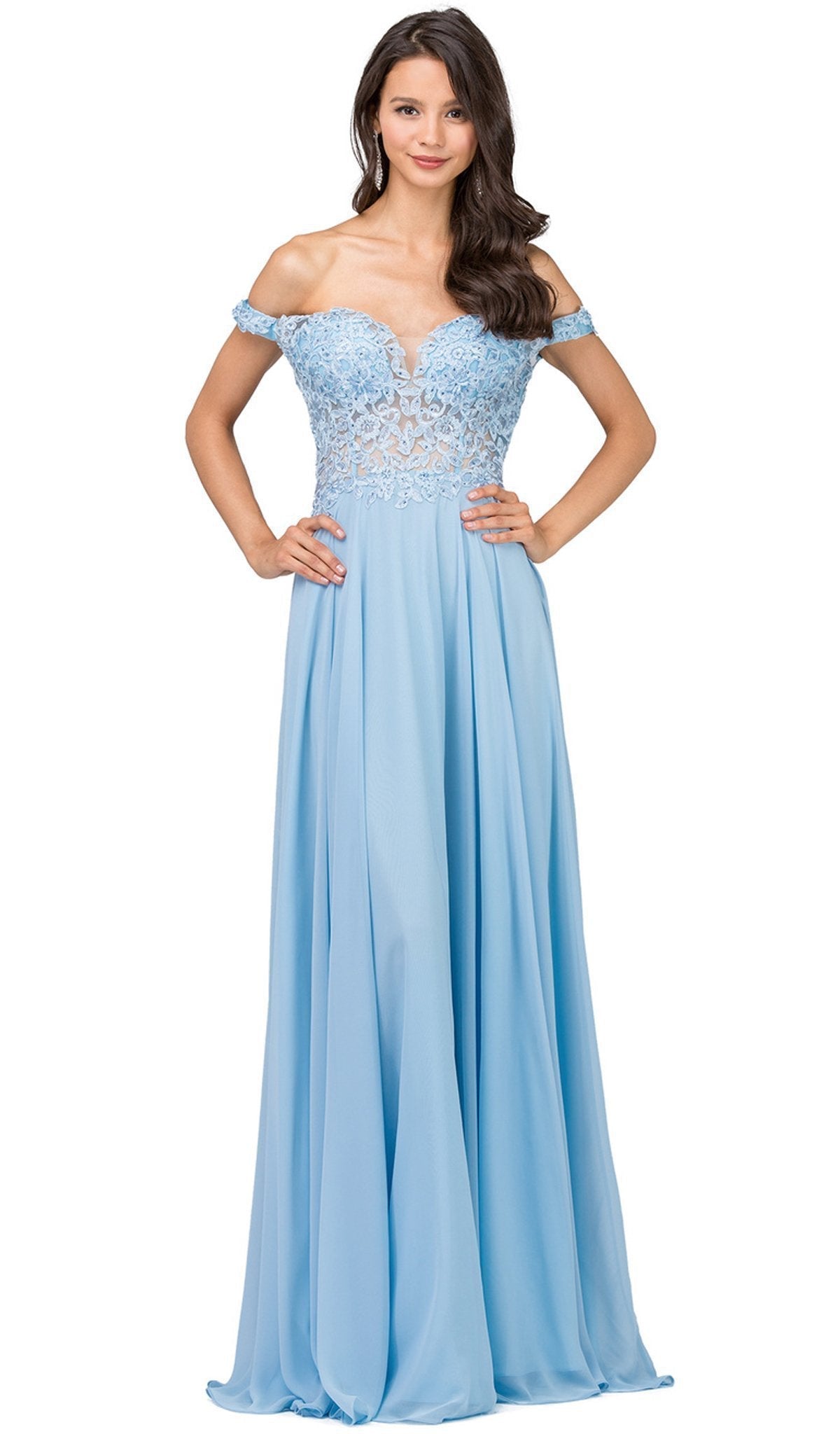 Dancing Queen Ruched Straight Across A-Line Dress 8626 main image 1