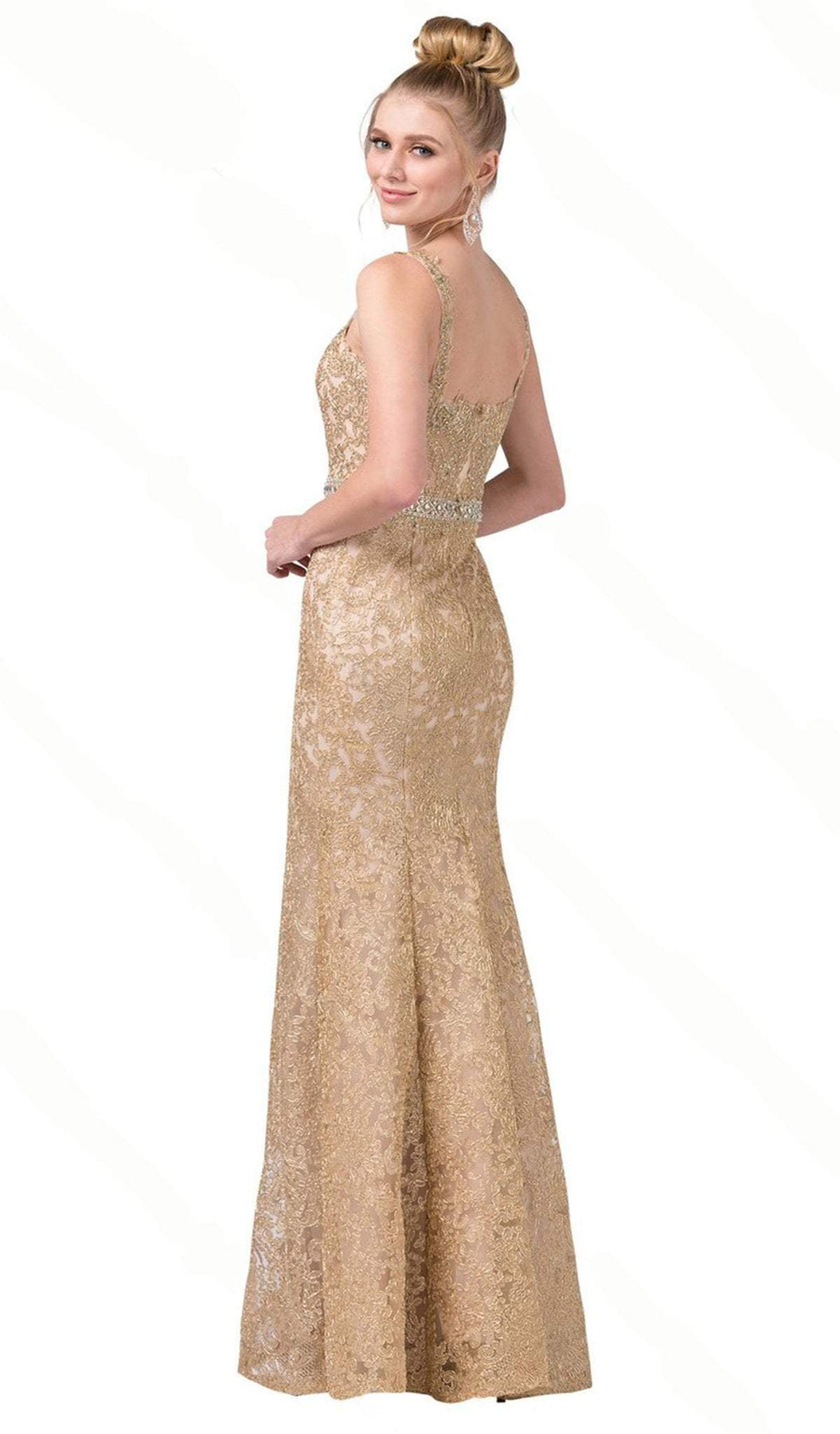 Dancing Queen - 2724 Embroidered Sweetheart Trumpet Prom Dress Special Occasion Dress